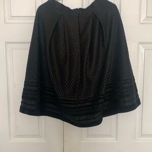 Faith and Joy Black A-Line Skirt